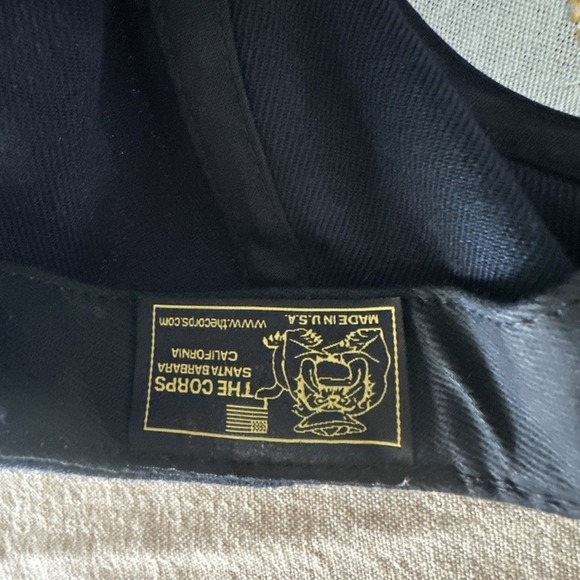 USS Wisconsin Hat Cap Strap Back Embroidered Ship Norfolk Virginia Mens Navy Mil - Picture 3 of 8